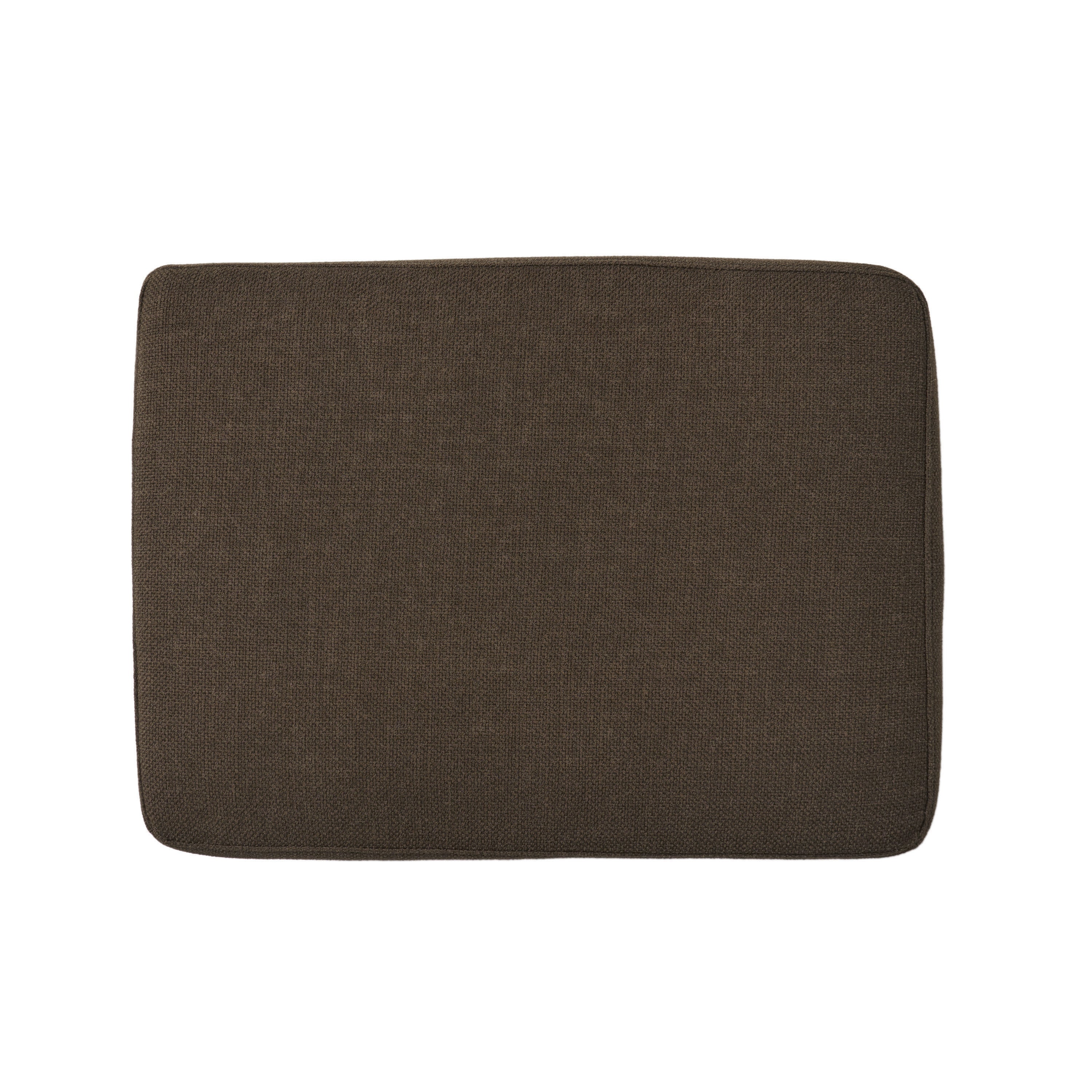 Upholstered Ottoman, Chocolate