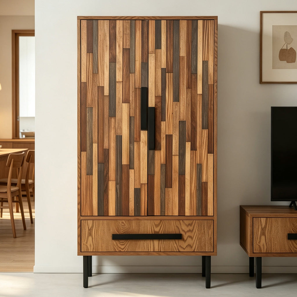 60'' Tall Storage Cabinet with Drawer