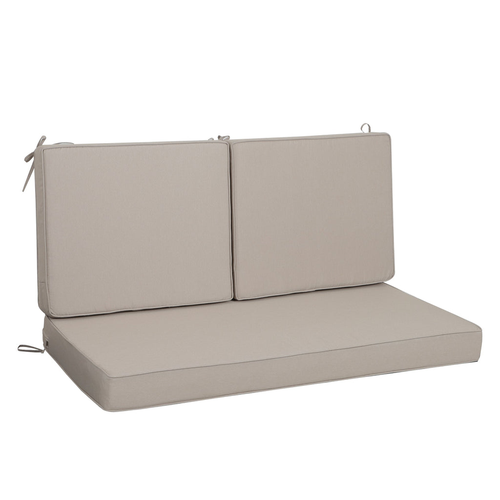 Outdoor Loveseat Cushion Set 48 x 24 Inch