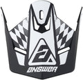 Answer AR1 Sweep Visor Black/WhiteYouth 442933