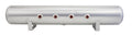 AIRLIFT 5 Gal Alum Air Tank - (4) 3/8" face ports, & 1/4" drain port - 36" LX