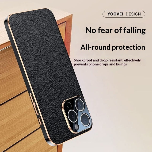 New High End Genuine Leather Phone Case Full Body Drop Proof Design