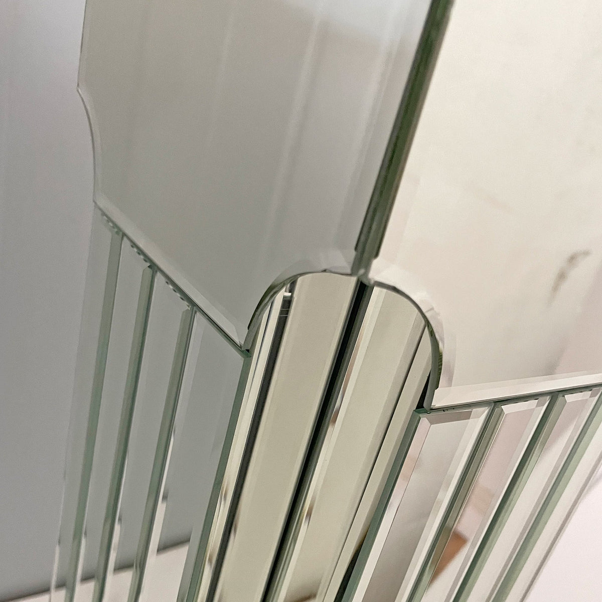 Mirrored Console Table Wide Bling