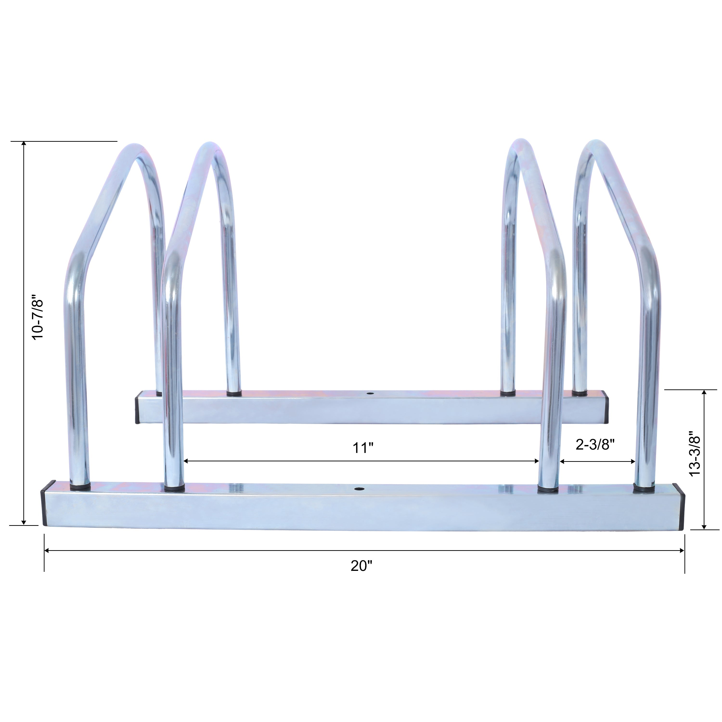 2 Bikes Floor Bike Stand