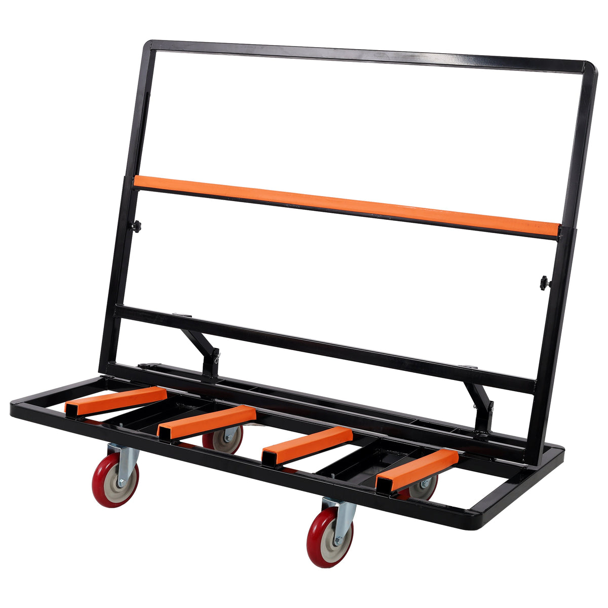 Folding Drywall Cart, 2200 LBS Utility Dolly with Swivel Casters