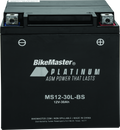 BikeMaster AGM Battery - MS12-30L-BS 780728
