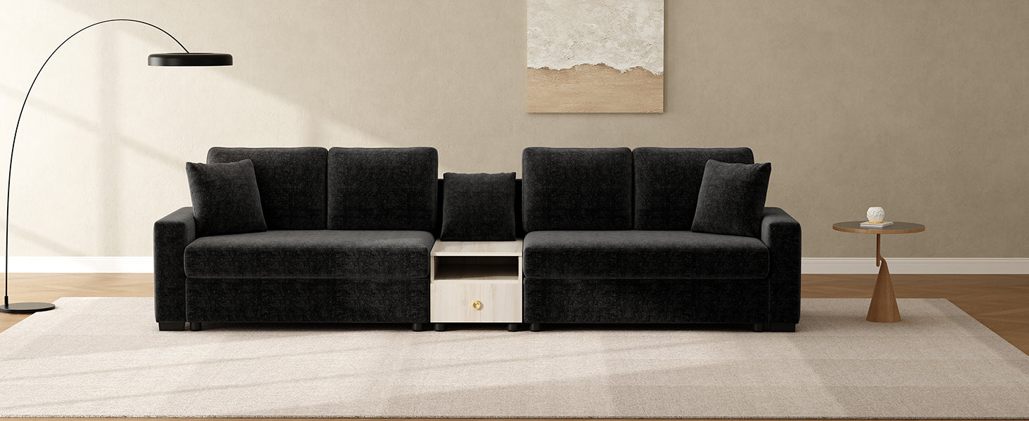 Modern Sofa Couch 127.9" Modular Sofa