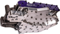ATS Diesel 17-19 Dodge 68RFE Billet Channel Plate Valve Body Assembly (Blue Connector Solenoid Pack) 3039102464