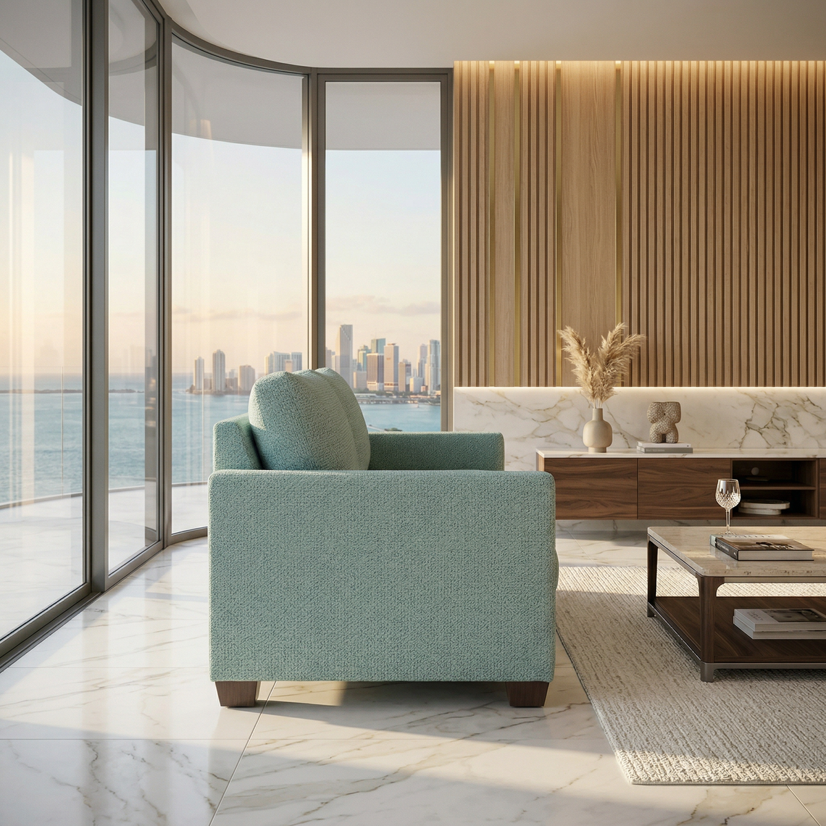 Damon Sofa - Custom Fabric Options & Classic Design