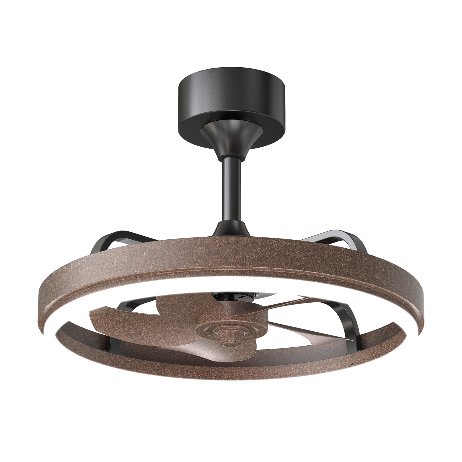 20.5" Rustic Ceiling Fan with Remote Control