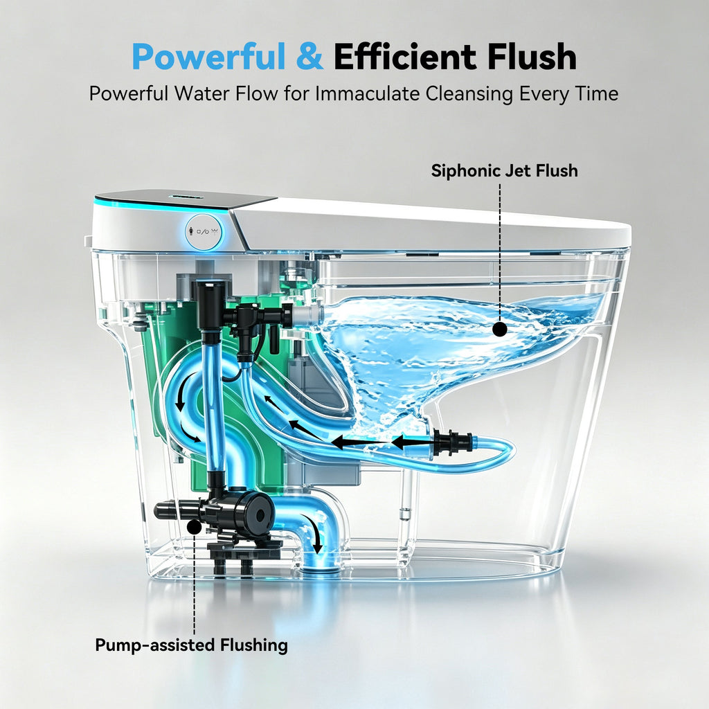 Smart Toilets with Heated Bidet Seat
