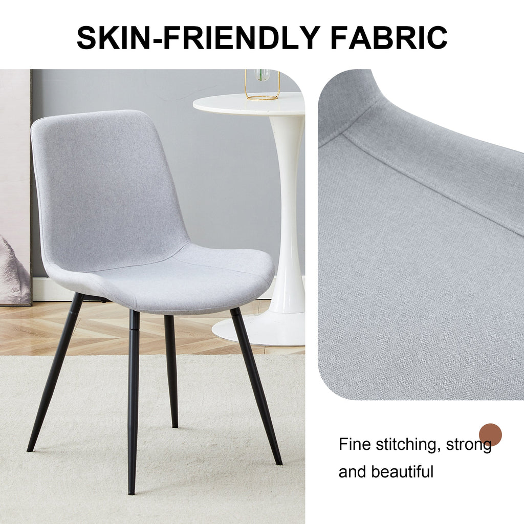 Comfortable Linen-Cotton Dining Chair Set