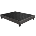 Contemporary 14 in. Platform Mattress Foundation, King Size Upholstered Bed Frame Base