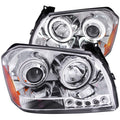 Anzo 2005-2007 Dodge Magnum Projector Headlights Chrome