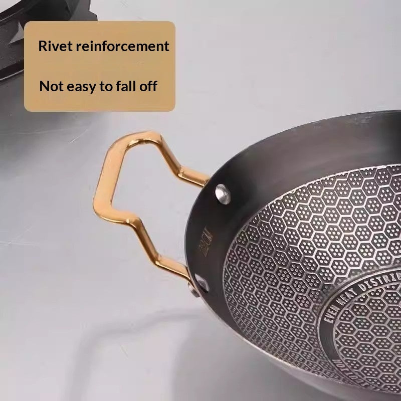 Thickened Stainless Steel Non-Stick Honeycomb Dry Pot