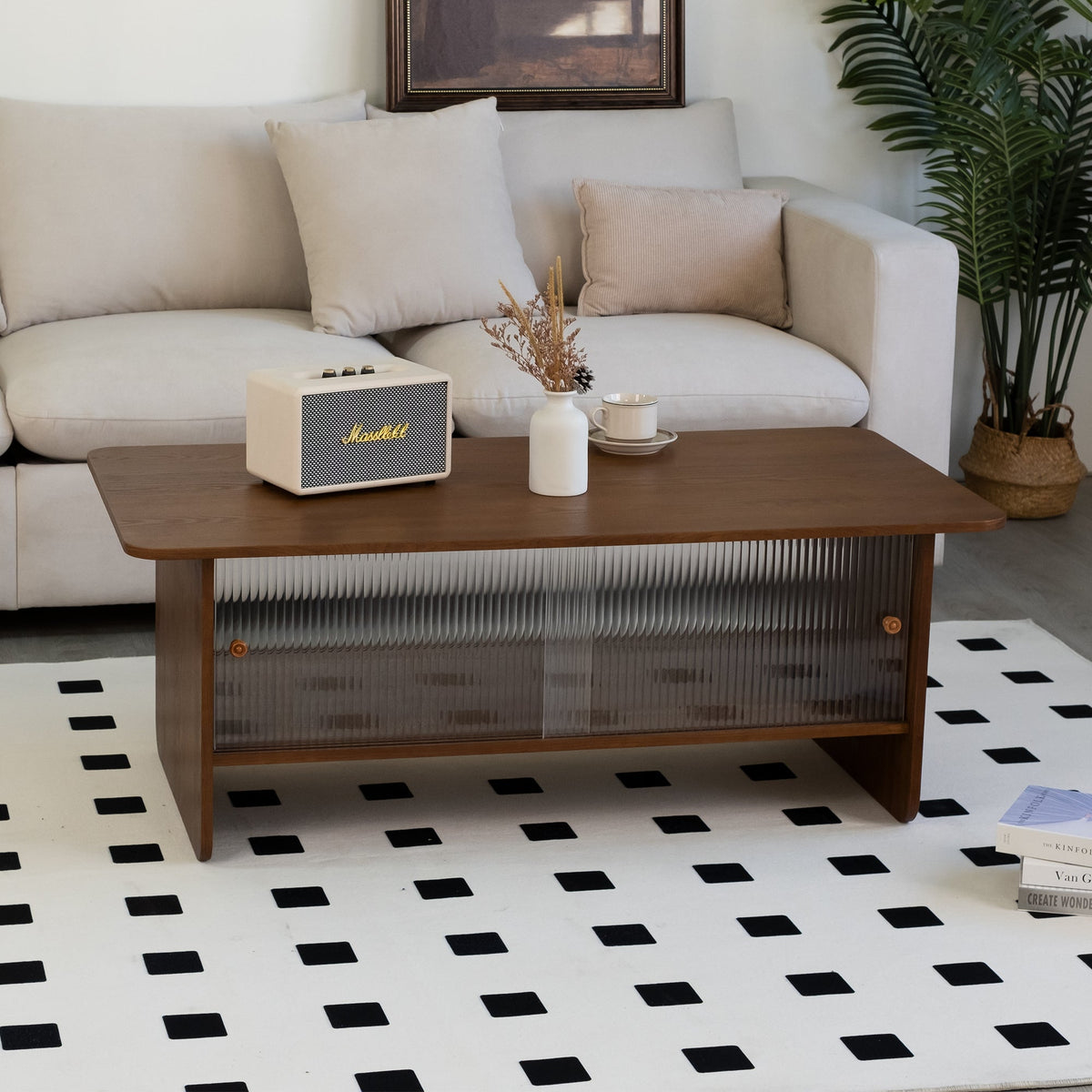 47" Coffee Table With Storage