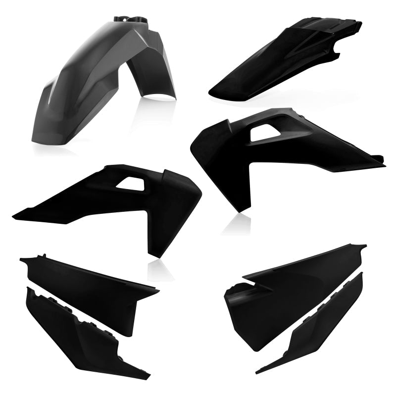 Acerbis 19-22 Husqvarna 125-450 TC/ FX/ FC/2019 TX300/ 20-22 TX300i Plastic Kit - Black 2726560001