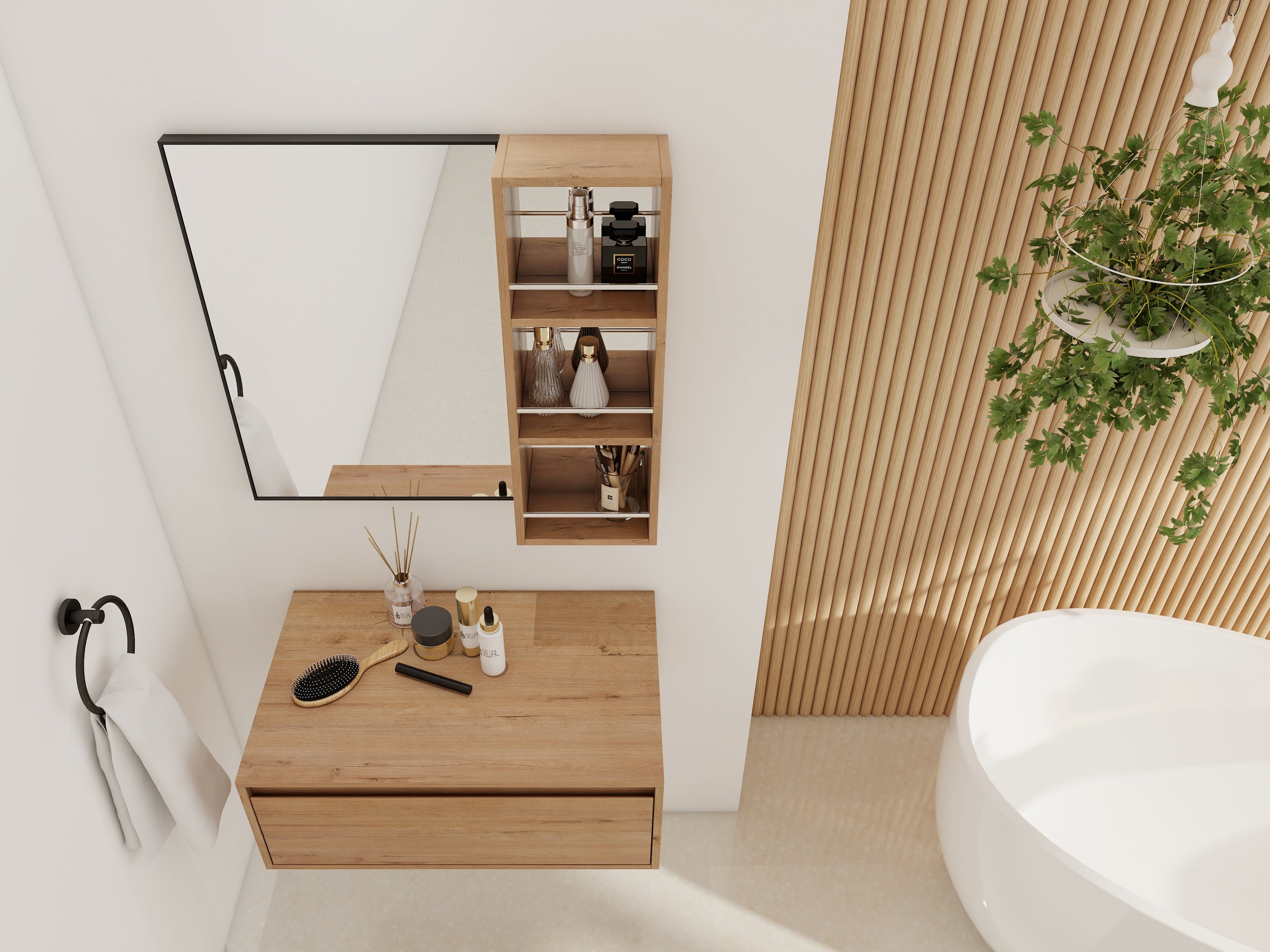 10'' Wall Mounted Mirror Cabinet