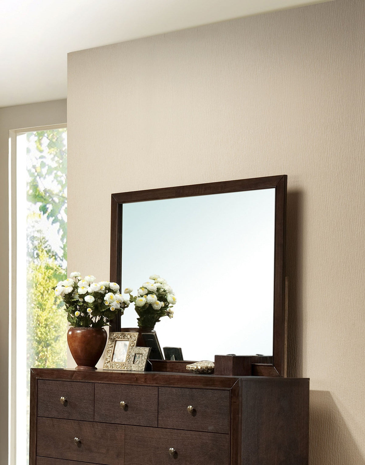 Madison Espresso Vanity Mirror