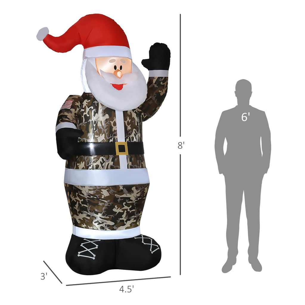 Christmas Inflatables Outdoor Decorations Santa Claus