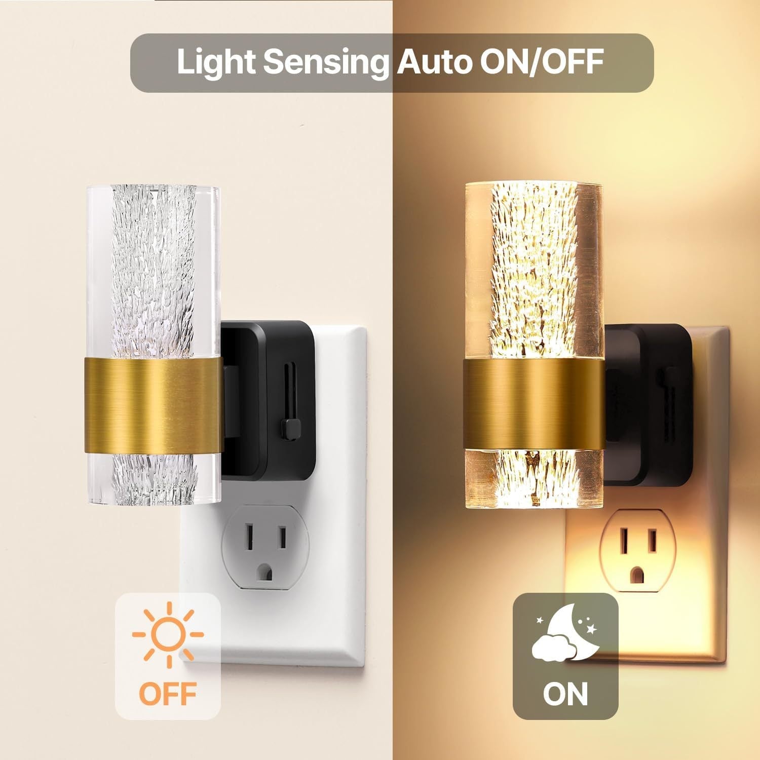 Ice Flower Wall-mounted Light-controlled Sensor Lamp Kitchen Corridor