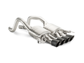 Akrapovic 14-17 Chevrolet Corvette Z06 (C7) Slip-On Line (Titanium) w/ Carbon Tips MTP-CO/TI/2