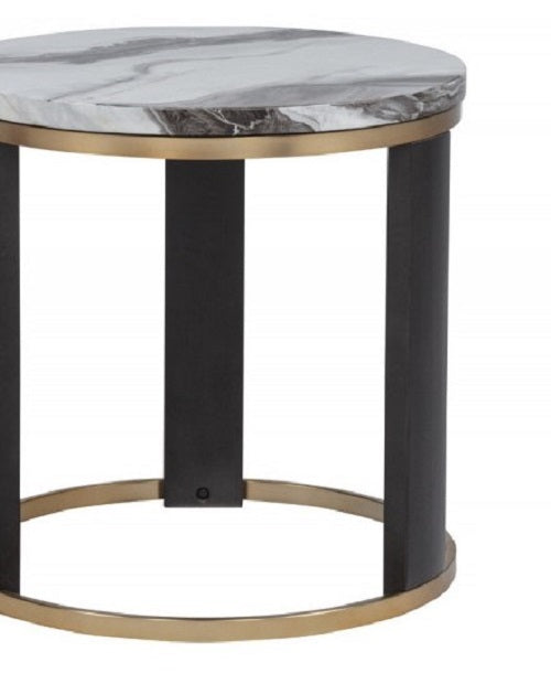 24" Round Icelandic End Table