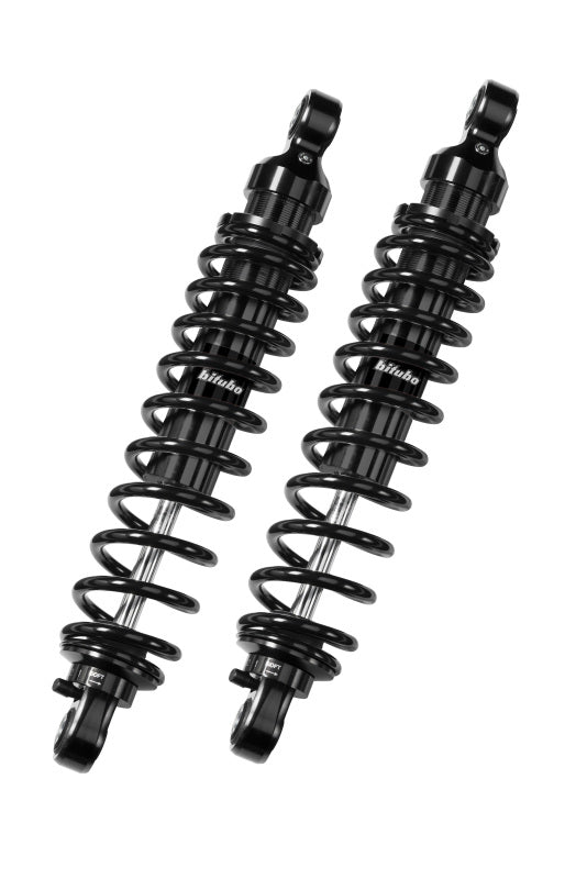 Bitubo Suspension Bitubo WME0 Twinshocks Adjustable: Spring Preload, Rebound, Length 296mm, Dark Edition HD026WME02V2