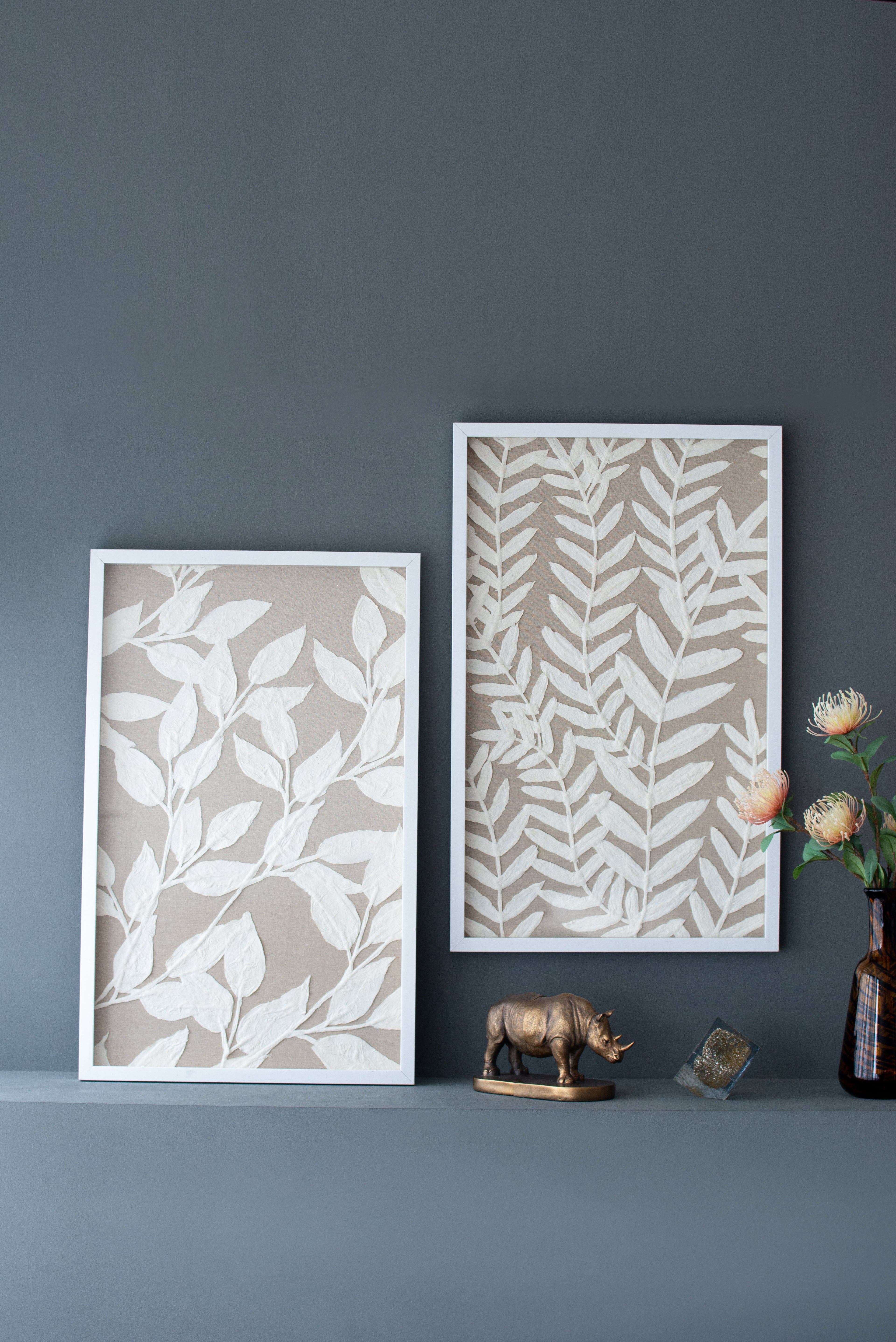 S/2 Shadow Box Wall Décor