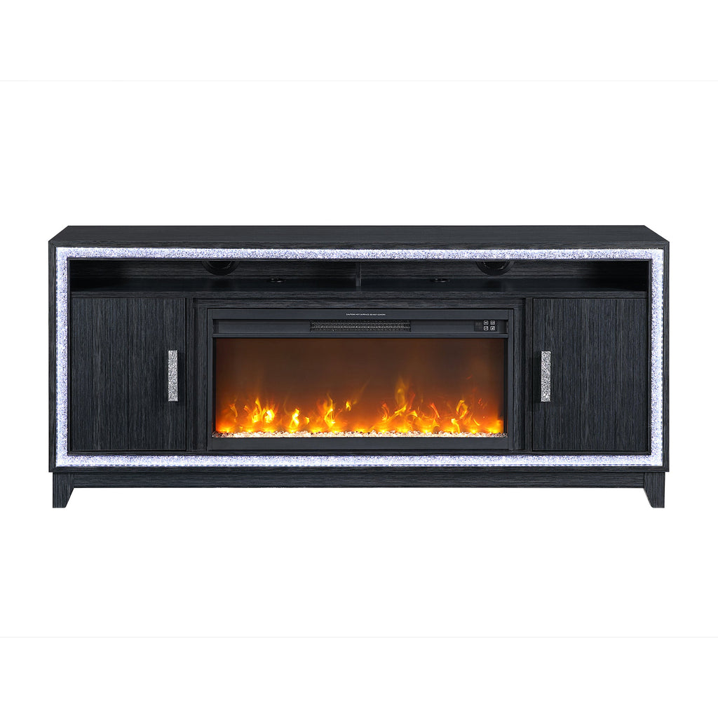 Almera Dark Indoor Fireplace