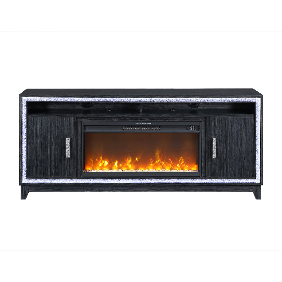 Almera Dark Indoor Fireplace