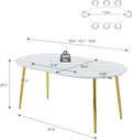 Extendable Table with Metal Legs