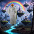 Outdoor Halloween Hanging Pumpkin Ghost