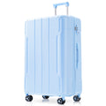 Lightweight Durable ABS Hardshell Luggage - 24 Inch Checked Travel Suitcase