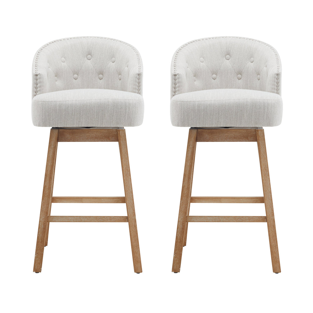 33.25" Swivel Counter Stools Set of 2
