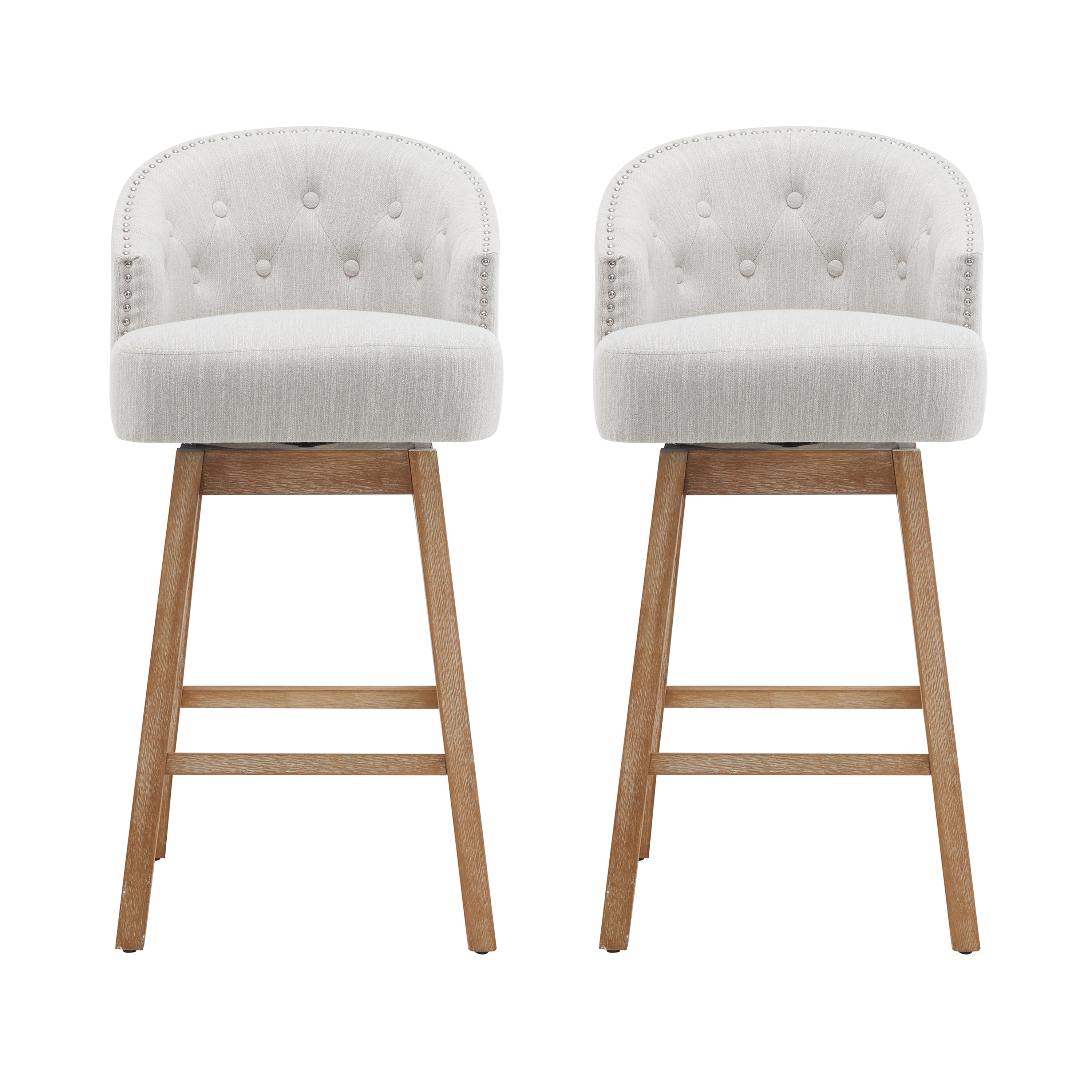 33.25" Swivel Counter Stools Set of 2