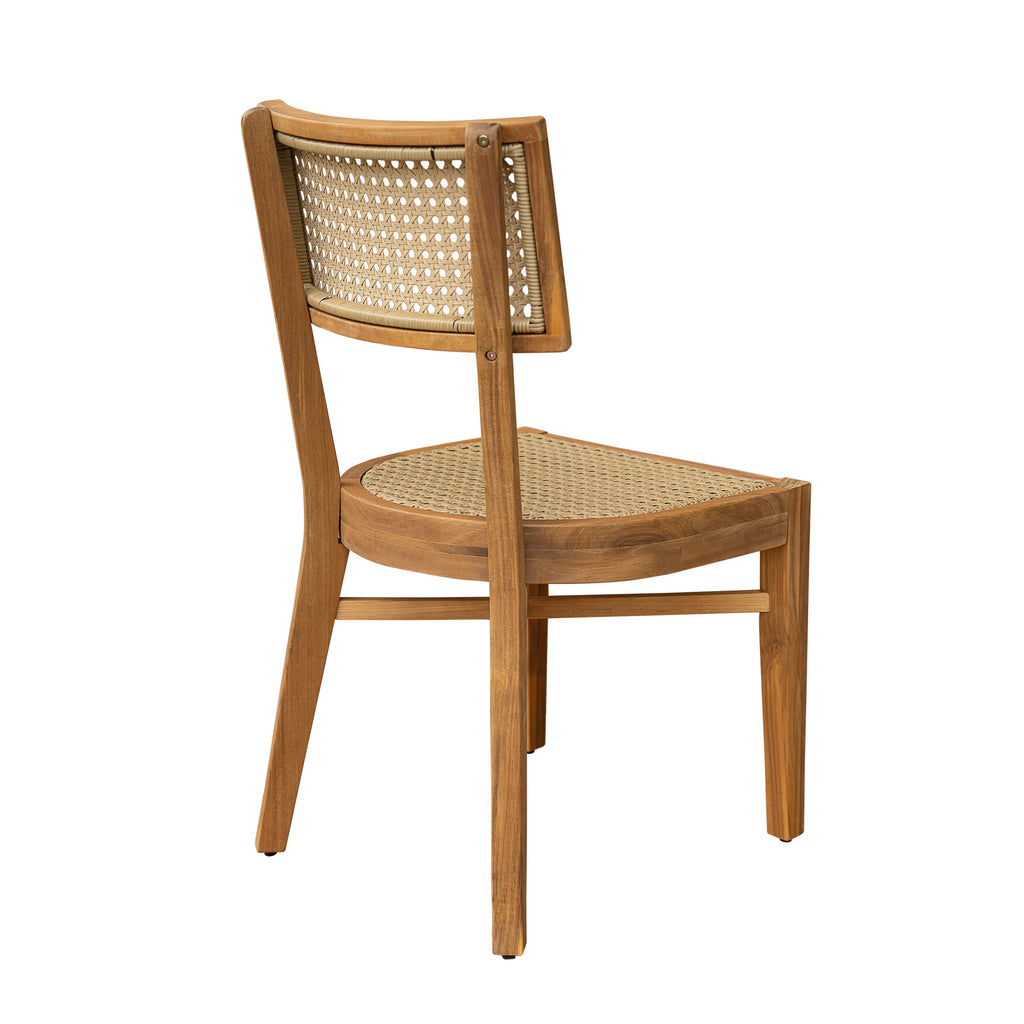 Netro Acacia Wood Dining Chair Set