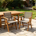 2 Piece HIPS Outdoor Dining Chair Set