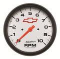AutoMeter GM Bowtie White 5in 10000 RPM In-Dash Electronic Tachometer 5898-00406