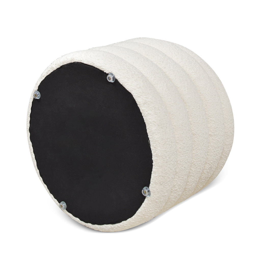 Fuji 19" Oversized Round Storage Ottoman