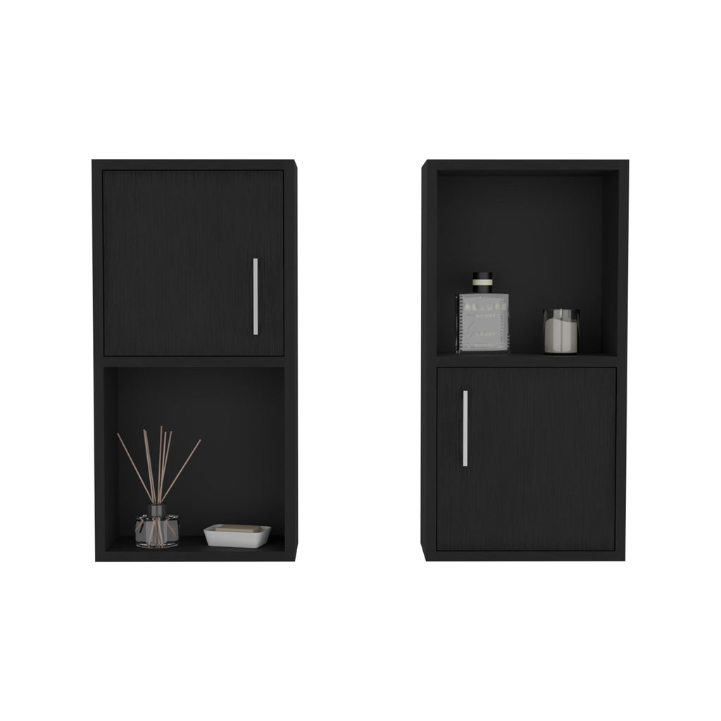 Wall Mounted Bathroom Medicine Cabinet - Eak 24" H, Two Doors