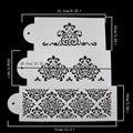 DIY 3-piece fondant hollow template