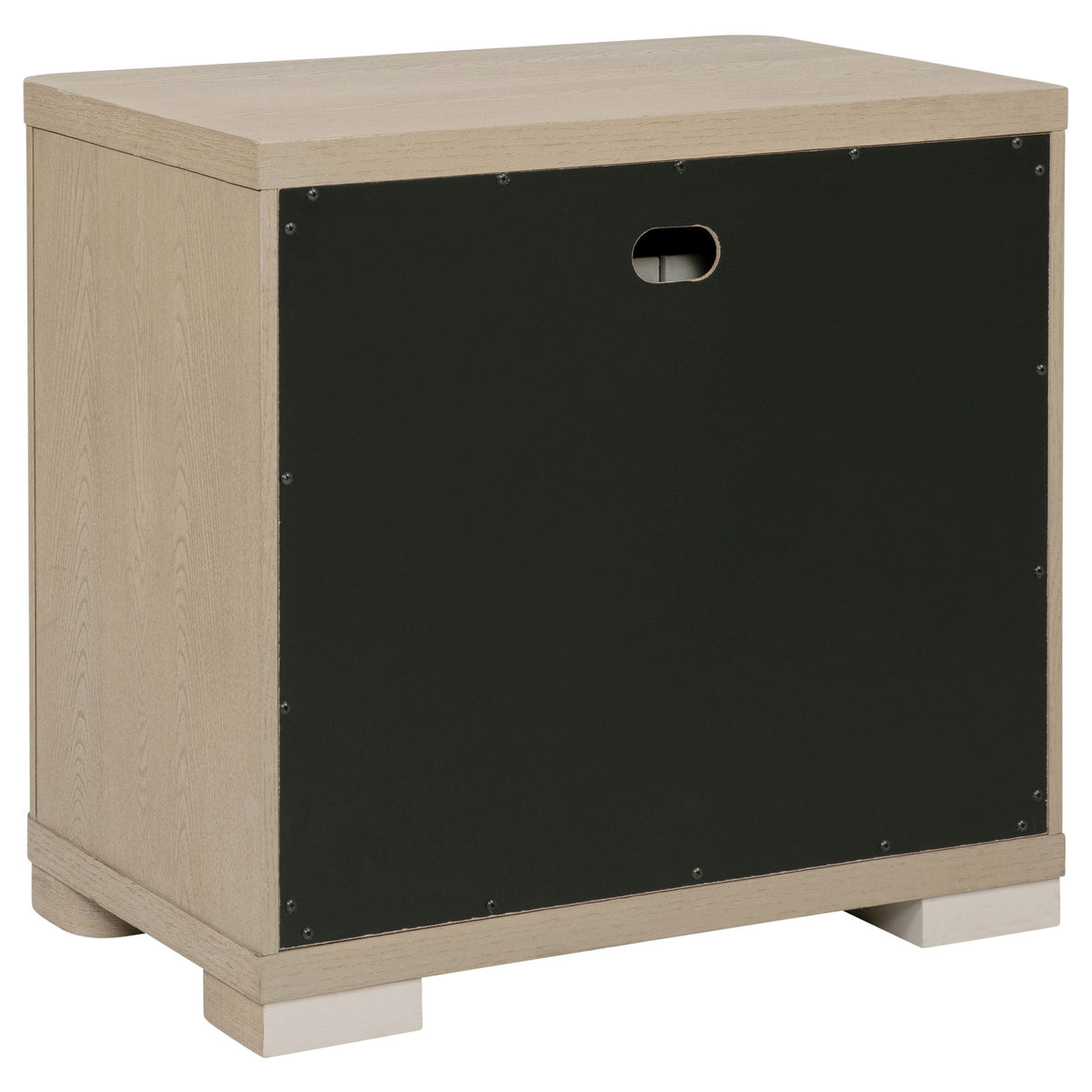 Mirador Light Elm 2-Drawer Nightstand Bedside Table