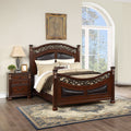 Traditional California King Size Bed and Nightstands Set