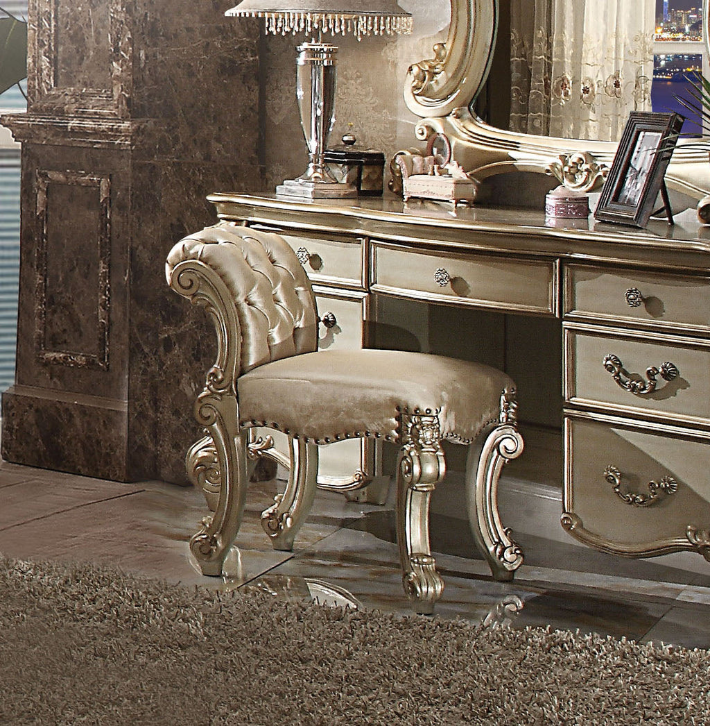 Vendome Fabric Vanity Stool