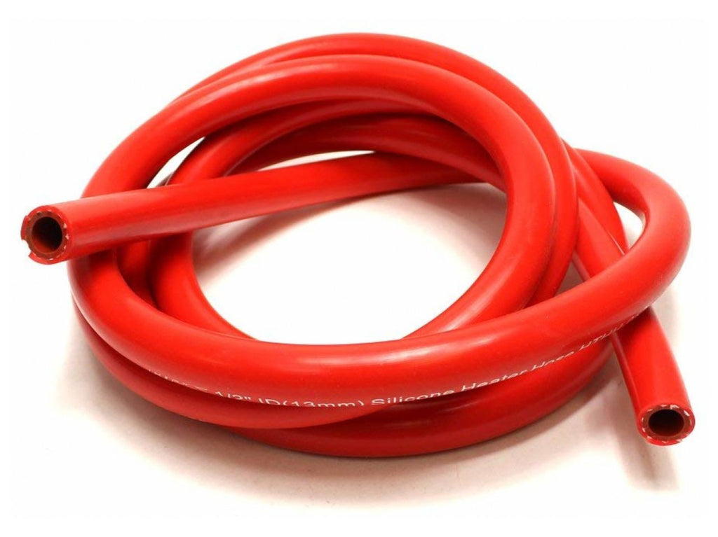 HPS 5/16" ID Red High Temp Reinforced Silicone Heater Hose Tubing, 8mm ID
