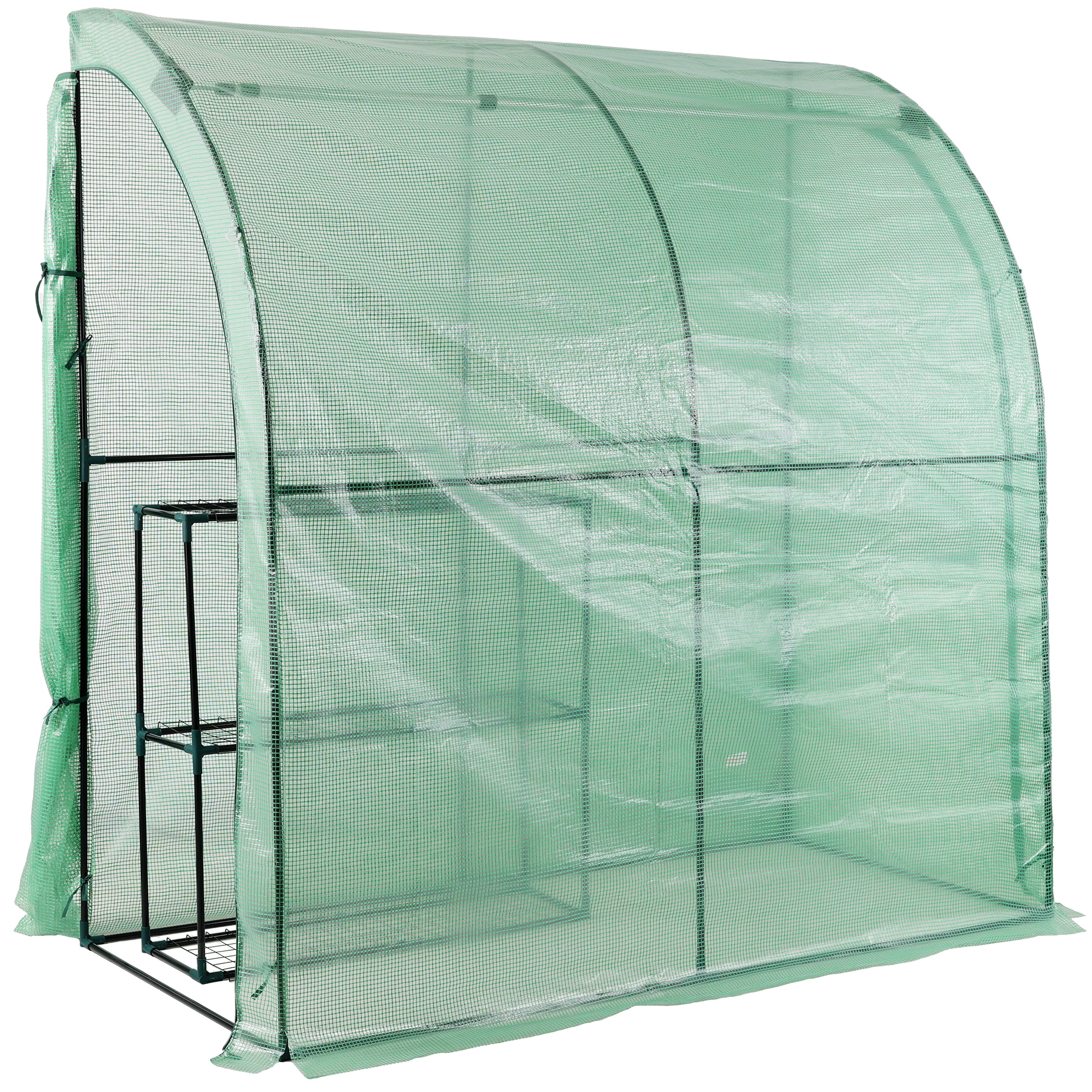 3 Tier Lean-To Portable Greenhouse