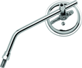 BikeMaster 3in Adjustable Round Mirror 10mm - Each - Chrome 600802