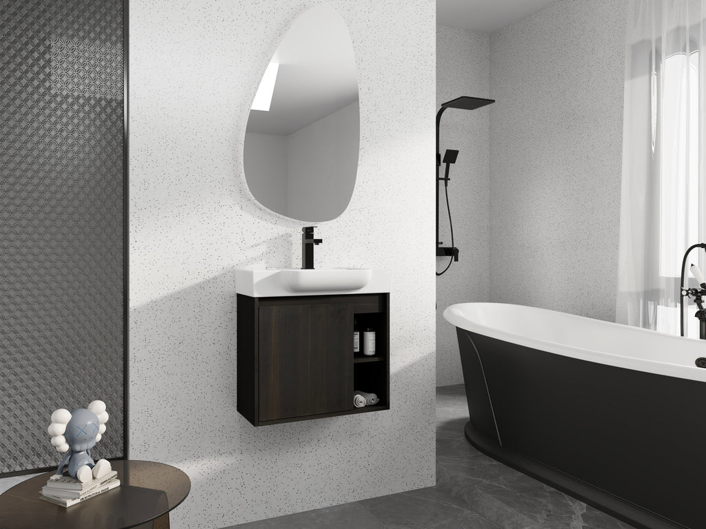 24'' Wall-Mounted Bathroom Vanity