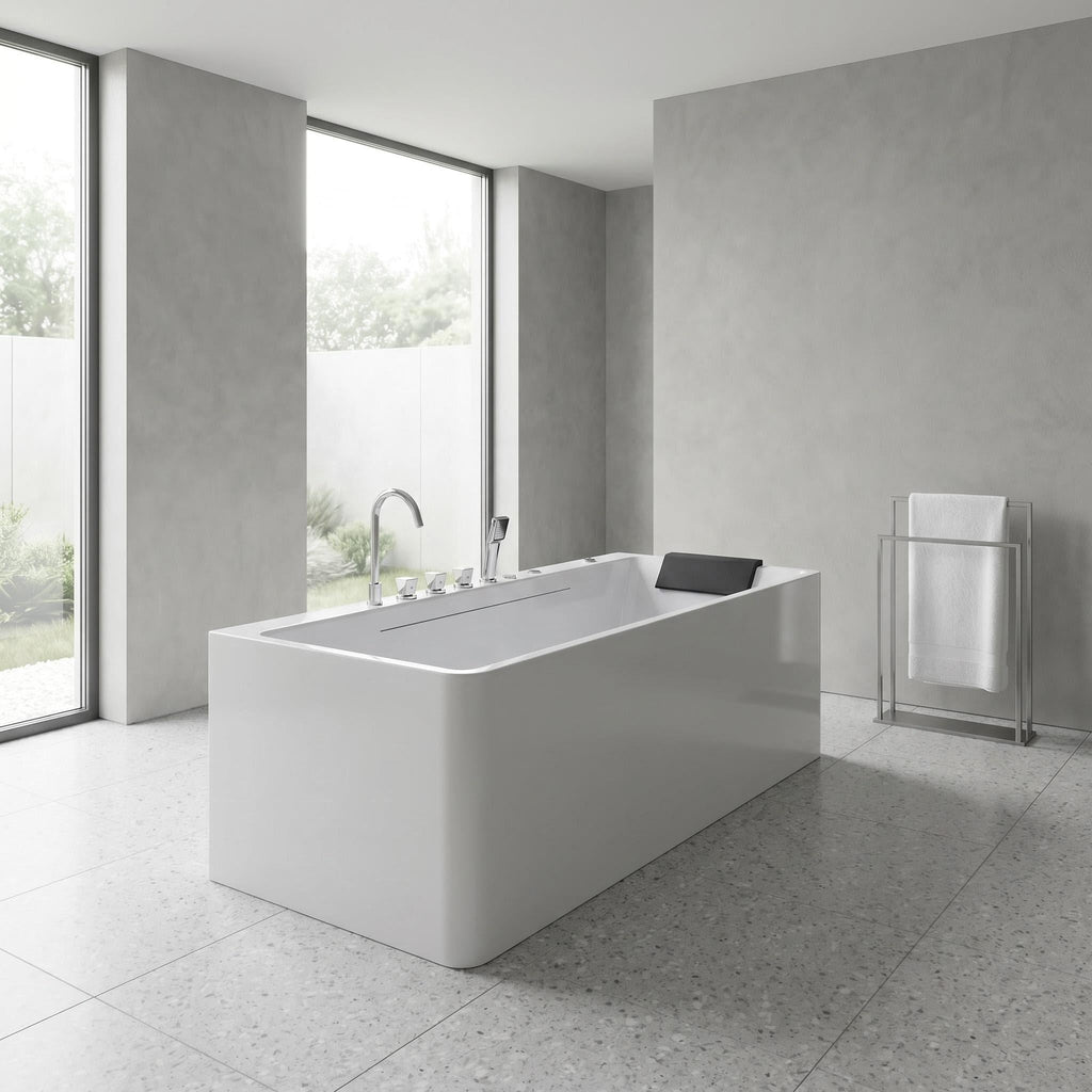 67-Inch Single-Person Luxury Whirlpool Bathtub